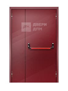 Полуторная ДПМ-02 EI-30 глухая противопожарная дверь с антипаникой