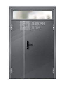 Противопожарная дверь ДПМ-02 EI-30 полуторная глухая с фрамугой