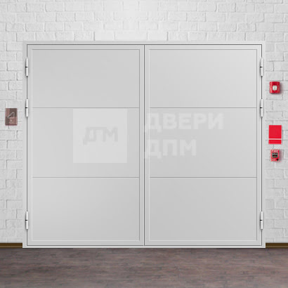 Противопожарные ворота на парковке ВПМ-76