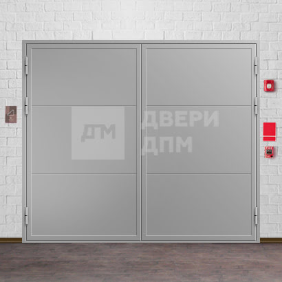 Огнеупорные распашные ворота на амортизаторах EI-60 ВПМ-40